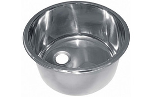 Mirror Polished Stainless Steel Sink - Cylinder Mirror Polished Stainless Steel Sink - Cylinder