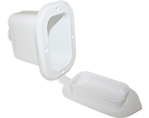Oval Flush Mounting Hand Shower Container Oval Flush Mounting Hand Shower Container
