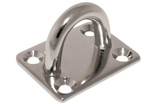 Rectangle Eye Plate - Stainless Steel Rectangle Eye Plate - Stainless Steel
