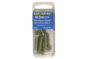 Hex Head Bolts 304-Grade Stainless Steel Packs Hex Head Bolts 304-Grade Stainless Steel Packs