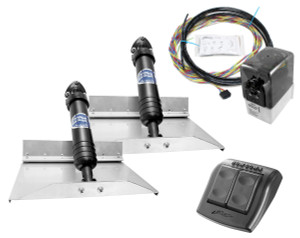 Bennett Marine Classic Hydraulic Trim Tab Complete System 9" Plate with Rocker Control Bennett Marine Classic Hydraulic Trim Tab Complete System 9" Plate with Rocker Control