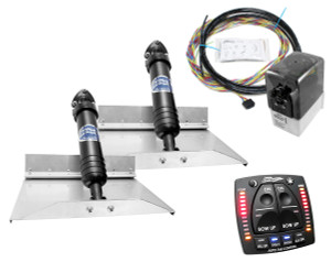 Bennett Marine Classic Hydraulic Trim Tab Complete System 9" Plate with AutoTrim Pro Control Bennett Marine Classic Hydraulic Trim Tab Complete System 9" Plate with AutoTrim Pro Control