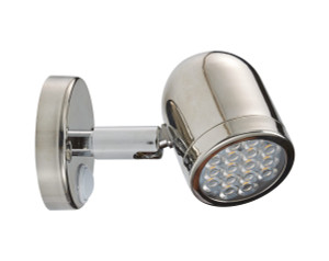 Bunk Reading LED Light with Switch Stainless Steel 12V Bunk Reading LED Light with Switch Stainless Steel 12V