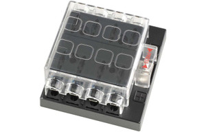 Fuseholder Box 8-Way ATS Fuses with Transparent Cover Fuseholder Box 8-Way ATS Fuses with Transparent Cover