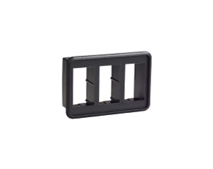 Carling VM3 Mounting Panel Three Gang Black Carling VM3 Mounting Panel Three Gang Black