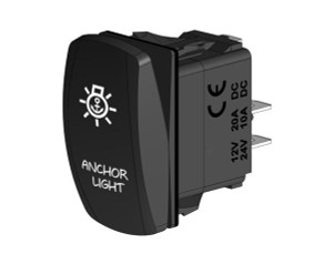 Rocker Switch LED Laser Etched Cover Anchor Light Rocker Switch LED Laser Etched Cover Anchor Light