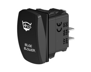 Rocker Switch LED Laser Etched Cover Bilge Blower Rocker Switch LED Laser Etched Cover Bilge Blower