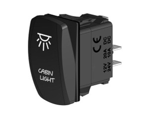 Rocker Switch LED Laser Etched Cover Cabin Light Rocker Switch LED Laser Etched Cover Cabin Light
