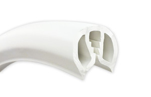 Gunwale Boat Trim - White PVC 40mm Gunwale Boat Trim - White PVC 40mm