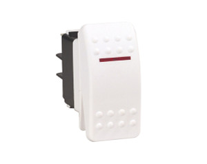 Carling V-Series Contura II Rocker Switch White On/Off Carling V-Series Contura II Rocker Switch White On/Off