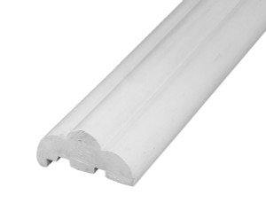 Gunwale Rub Rail Rigid PVC 38mm x 3.65m White (A) Gunwale Rub Rail Rigid PVC 38mm x 3.65m White (A)