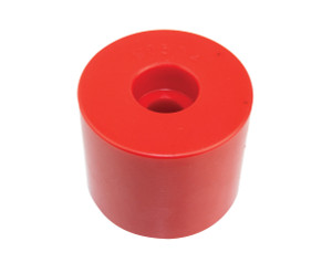 Soft Red Poly Transom Roller Round 65x75mm x 17mm Bore Soft Red Poly Transom Roller Round 65x75mm x 17mm Bore