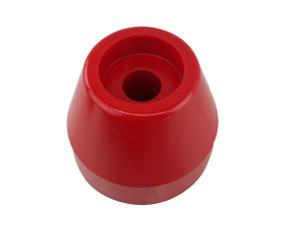 Soft Red Poly Transom Roller Tapered 65x75mm x 17mm Bore Soft Red Poly Transom Roller Tapered 65x75mm x 17mm Bore