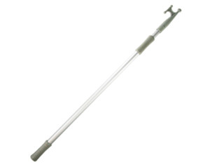 Telescopic Aluminium Boat Hook Grey Head 1.2 - 2.1m Telescopic Aluminium Boat Hook Grey Head 1.2 - 2.1m