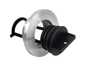 Weld-On Polished Aluminium Drain Bung Complete with Plastic Bung Weld-On Polished Aluminium Drain Bung Complete with Plastic Bung