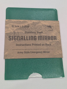 Army Style SS Emergency Signalling Mirror Army Style SS Emergency Signalling Mirror
