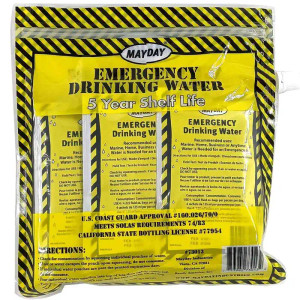 Mayday Emergency Drinking Water - 6 Pack/Pouches Mayday Emergency Drinking Water - 6 Pack/Pouches