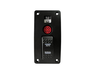 Bilge Pump Switch Panel with Alarm On-Off-(On)