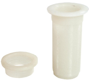 Transom Drain Well White Nylon Transom Drain Well White Nylon