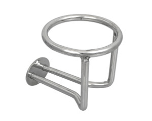 Drink Holder Vertical Surface Mount Stainless Steel
