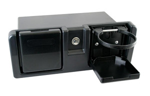 Plastic Glove Box with Double Drink Holders Plastic Glove Box with Double Drink Holders
