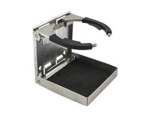 Stainless Steel Folding Drink Holder with Adjustable Arms Stainless Steel Folding Drink Holder with Adjustable Arms