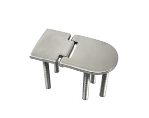 Cast Stainless Steel Concealed Hinge with Studs 76x40mm Cast Stainless Steel Concealed Hinge with Studs 76x40mm