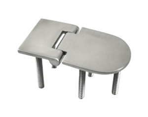 Cast Stainless Steel Concealed Hinge with Studs 94x49mm Cast Stainless Steel Concealed Hinge with Studs 94x49mm