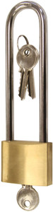 Padlock - Brass with S/Steel Shackle Padlock - Brass with S/Steel Shackle