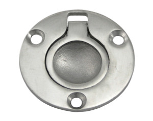 Flush Pull Ring Round Cast 316-Grade Stainless Steel 50mm Flush Pull Ring Round Cast 316-Grade Stainless Steel 50mm