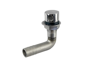 Fuel Tank Breather Vent Stainless Steel 90deg 16mm Hose Fuel Tank Breather Vent Stainless Steel 90deg 16mm Hose