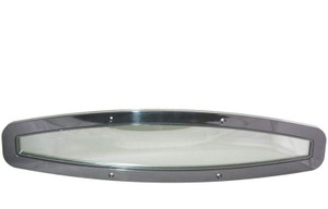 Beckson Oval Flexible Fixed Portlight Black/Tint - 140x600mm Beckson Oval Flexible Fixed Portlight Black/Tint - 140x600mm