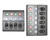 Switch Panel with Circuit Breakers Backlit Waterproof