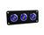 Black Coated Stainless Steel Push Button Switch Panels On/Off Blue
