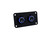 Black Coated Stainless Steel Push Button Black Switch Panels On/Off Blue