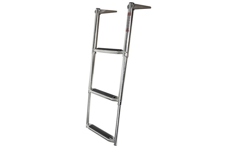 Above Platform Telescopic Ladder with Double Tube Steps