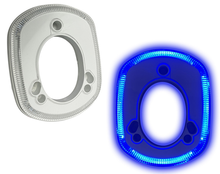 Rod Holder Bezel Accent Ring with Blue LED