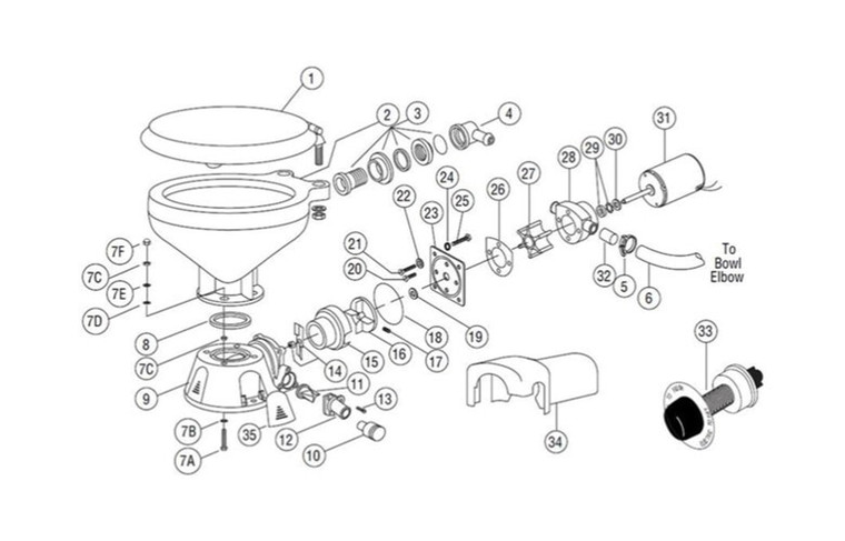 Replacement Switch and Plate for Premium Series 37010 Toilets