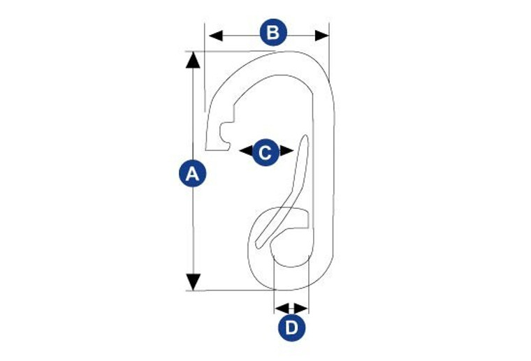 Snap Hook - Asymmetric