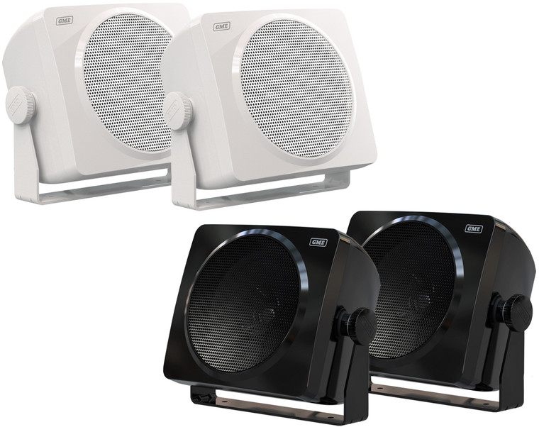 GME GS420 Marine Box Speakers Pair 80W