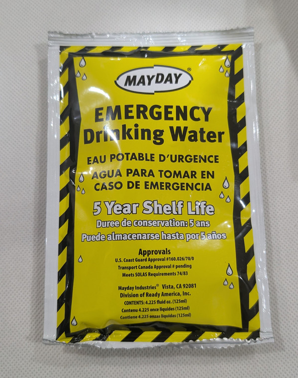 Mayday Emergency drink water