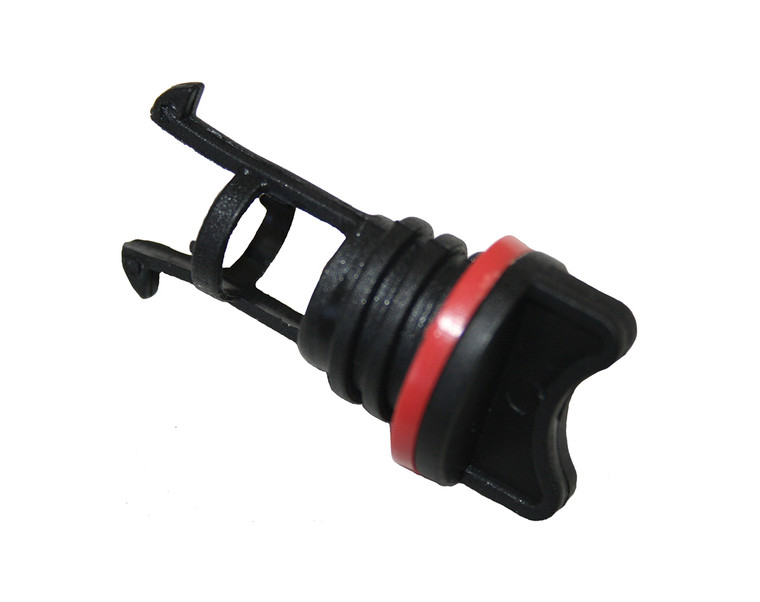 Chrome Plated Brass Drain Plug with Plastic Course Thread Bung