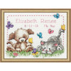 Dimensions Pet Friends Birth Record Counted Cross-Stitch Kit