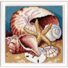 Dimensions Shell Collage Needlepoint Kit Dimensions Shell Collage Needlepoint Kit