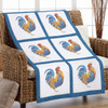 Proud Rooster Quilt Blocks Thread Kit Proud Rooster Quilt Blocks Thread Kit