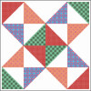 Herrschners Prairie Star Quilt Blocks Stamped Cross-Stitch Herrschners Prairie Star Quilt Blocks Stamped Cross-Stitch