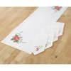Herrschners Romantic Rose Table Runner Stamped Cross-Stitch Herrschners Romantic Rose Table Runner Stamped Cross-Stitch
