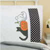 Herrschners Halloween Light Kid's Pillowcase Stamped Cross-Stitch Kit