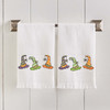 Herrschners Witch's Hats Terry Towel Pair Stamped Cross-Stitch