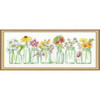 Dimensions Mason Jar Lineup Counted Cross-Stitch Kit Dimensions Mason Jar Lineup Counted Cross-Stitch Kit